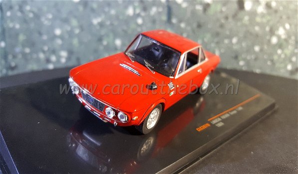 Lancia Fulvia coupe 1.6HF 1969 rood 1/43 Ixo V648 - 1