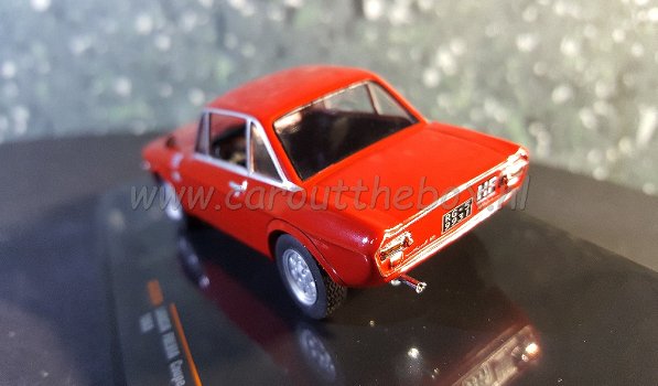 Lancia Fulvia coupe 1.6HF 1969 rood 1/43 Ixo V648 - 2