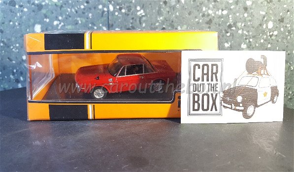 Lancia Fulvia coupe 1.6HF 1969 rood 1/43 Ixo V648 - 4