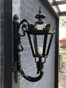 Prachtige landelijke buitenlamp Mainz, zwart. kado ,tuindeco - 0