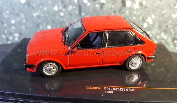 Opel Kadett D GT/E 1983 rood 1/43 Ixo V666 - 0