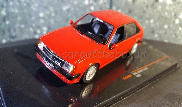 Opel Kadett D GT/E 1983 rood 1/43 Ixo V666 - 1