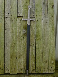 Decoratief stijlvol zwaard,fraai handvat, ridder,  zwaard