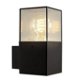 Zwarte wandlamp Zanel, Smoked glas,rechthoekig, led lamp - 4 - Thumbnail