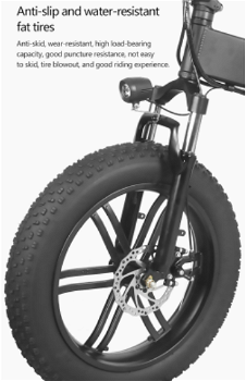 Mankeel MK011 Folding E-bike with Dual Disc Brakes 20 - 4