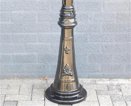 Klassieke lantaarn Barcelona , glas, alu zwart, 275cm - 6
