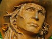 beeld van een Cowboy, gietijzer,gedetailleerd , cowboy - 3 - Thumbnail