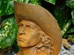 beeld van een Cowboy, gietijzer,gedetailleerd , cowboy - 4 - Thumbnail
