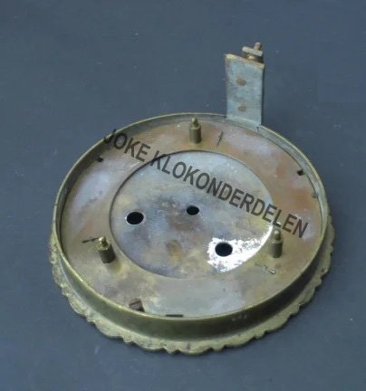 = Slinger met wijzerplaat kolompendule =32716 - Afbeelding 2