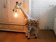 Bijzondere Giraffe lamp ,  110cm  ,polystone