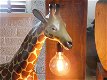 Bijzondere Giraffe lamp , 110cm ,polystone - 1 - Thumbnail