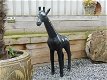 Decoratieve giraffe , zwart , polystone , giraffe - 4 - Thumbnail