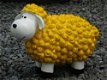 Decoratieve Schaap , geel , polystone , schaap - 0 - Thumbnail