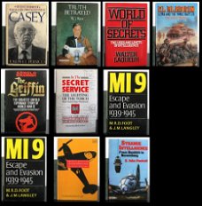 [Spionage] Partij 10 boeken Spionage Tweede Wereldoorlog