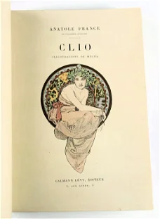 [Alfons Mucha] Clio 1900 Anatole France - Art Nouveau ill.