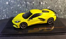 Chevrolet Corvette C8 Stingray geel 1/43 Ixo V675