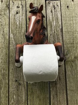 Een toiletrolhouder in de vorm van een paard - 2
