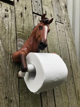 Een toiletrolhouder in de vorm van een paard - 3