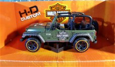 Jeep Wrangler Rubicon Harley Davidson 1:27 Maisto MA210