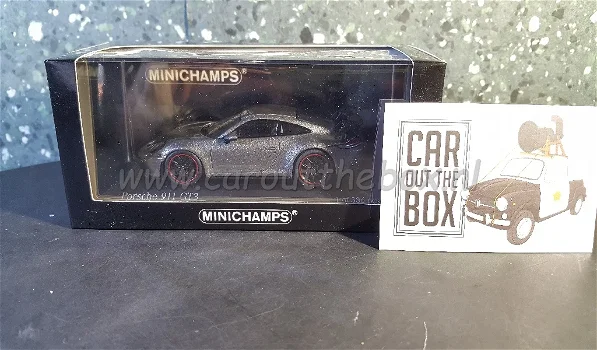 Porsche 911 GT3 achatgraumetallic 1:43 Minichamps - 4