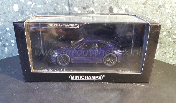 Porsche 911 GT3 Enzianblaumetallic 1:43 Minichamps - 3