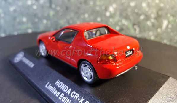 Honda Civic del Sol rood 1992 1/43 Triple 9 - 2