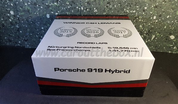 Porsche 919 Hybrid #2 TRIBUTE set record lap 1/43 Ixo V661 - 1