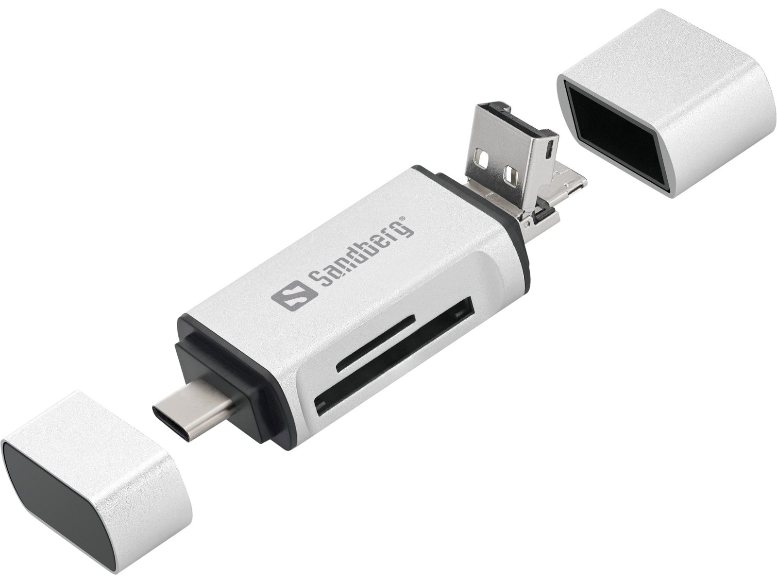 Card Reader USB-C + USB + Micro USB - Afbeelding 2