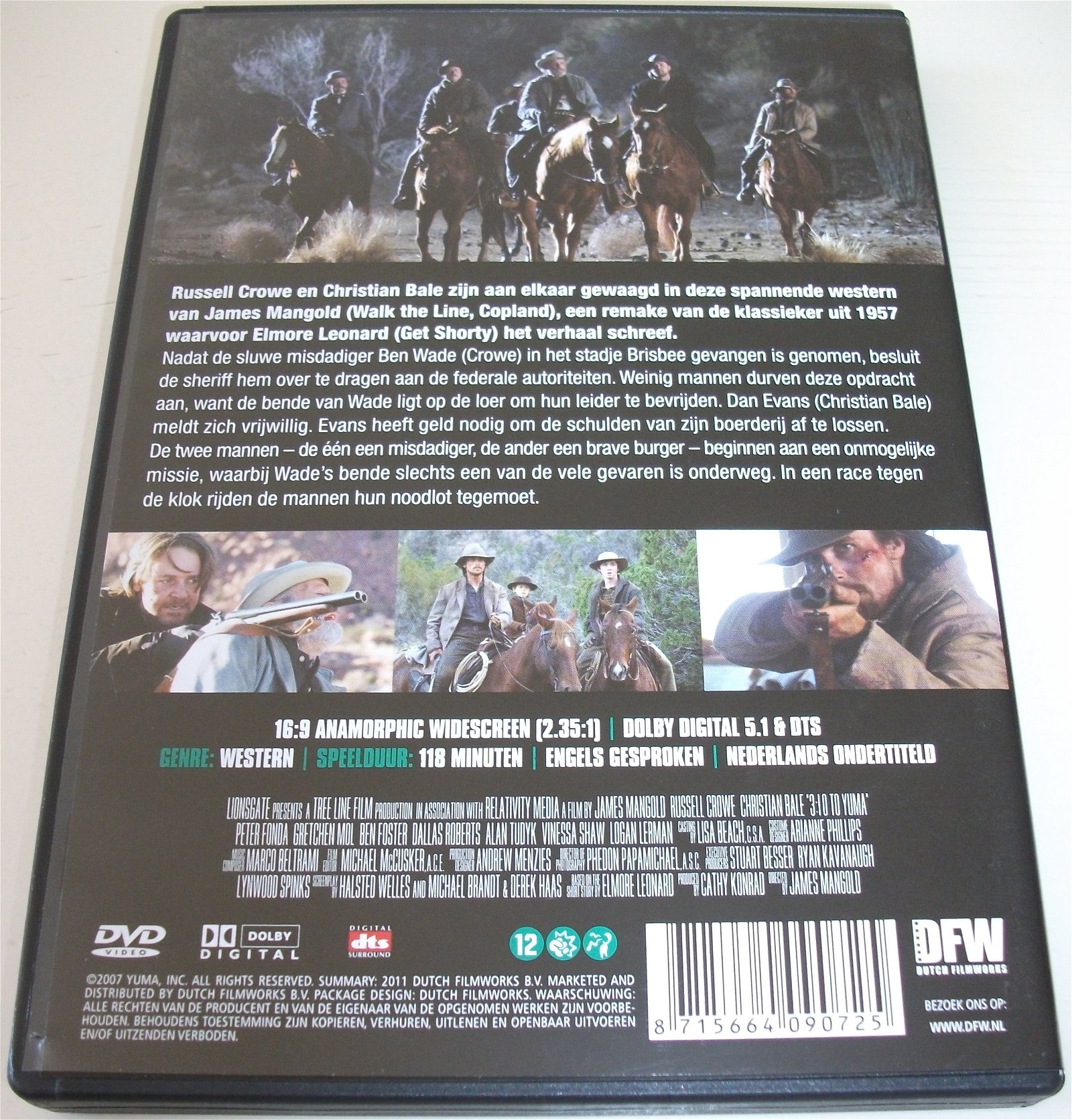 Dvd *** 3:10 TO YUMA *** Prestige Collection - Afbeelding 2