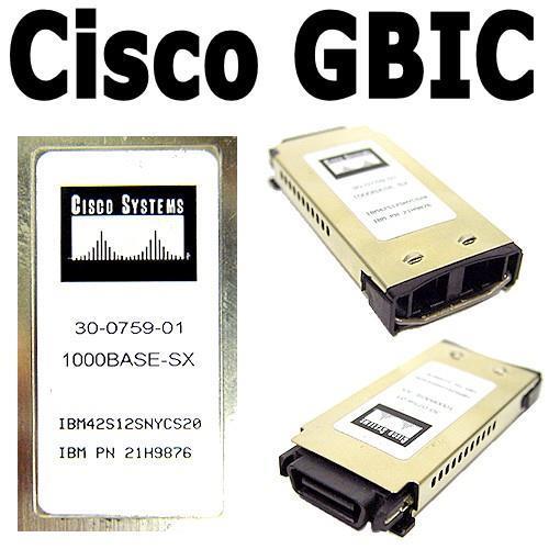 Cisco 1000Base-SX & LX GBICs WS-G5484 / G5486 GBIC | 40+ st - nr. 1