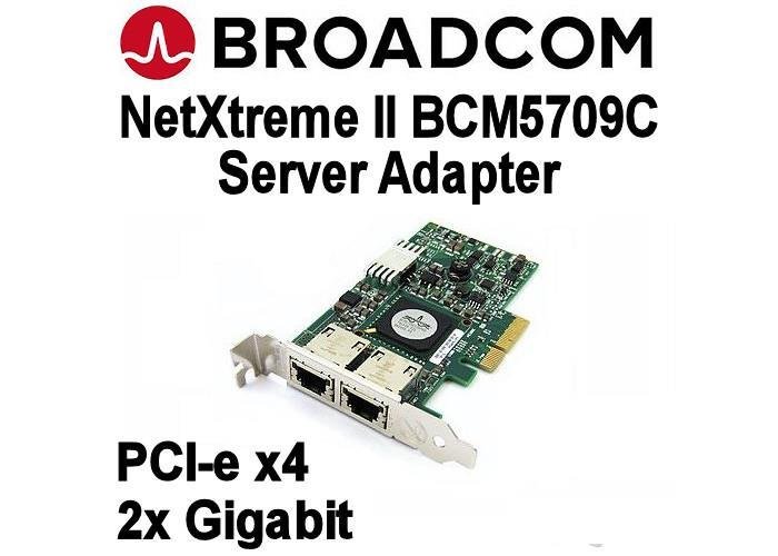 Broadcom NetXtreme II Dual-Port Gigabit PCI-e NIC | FH & LP - Afbeelding 2