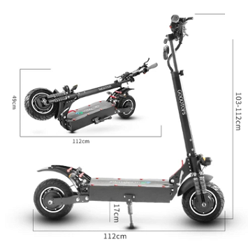 Gogotops GS4 Road Electric Scooter 2000W 28Ah - 4