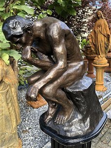 DE DENKER , bronzen beeld van Rodin , beeld ,uniek,xxl