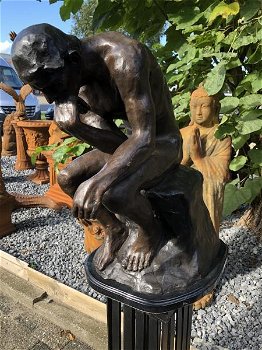 DE DENKER , bronzen beeld van Rodin , beeld ,uniek,xxl - 2