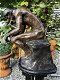 DE DENKER , bronzen beeld van Rodin , beeld ,uniek,xxl - 6 - Thumbnail