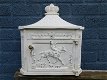Antieke brievenbus , mailbox vervaardigd uit aluminium - 3 - Thumbnail