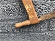 Antieke zaag, wanddecoratie, uniek stuk, hout, vintage - 2 - Thumbnail