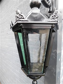 Buitenlamp Winkel , keramische fitting en glas ,nostalgie - 1