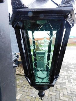 Buitenlamp Winkel , keramische fitting en glas ,nostalgie - 5