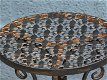 Decoratieve bijzettafel Franse Lelies , smeedijzer - 1 - Thumbnail