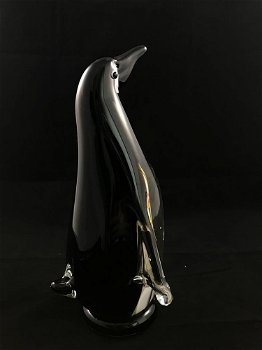 glazen beeld van een pinguin, een glazen kunstwerk , kado - 2