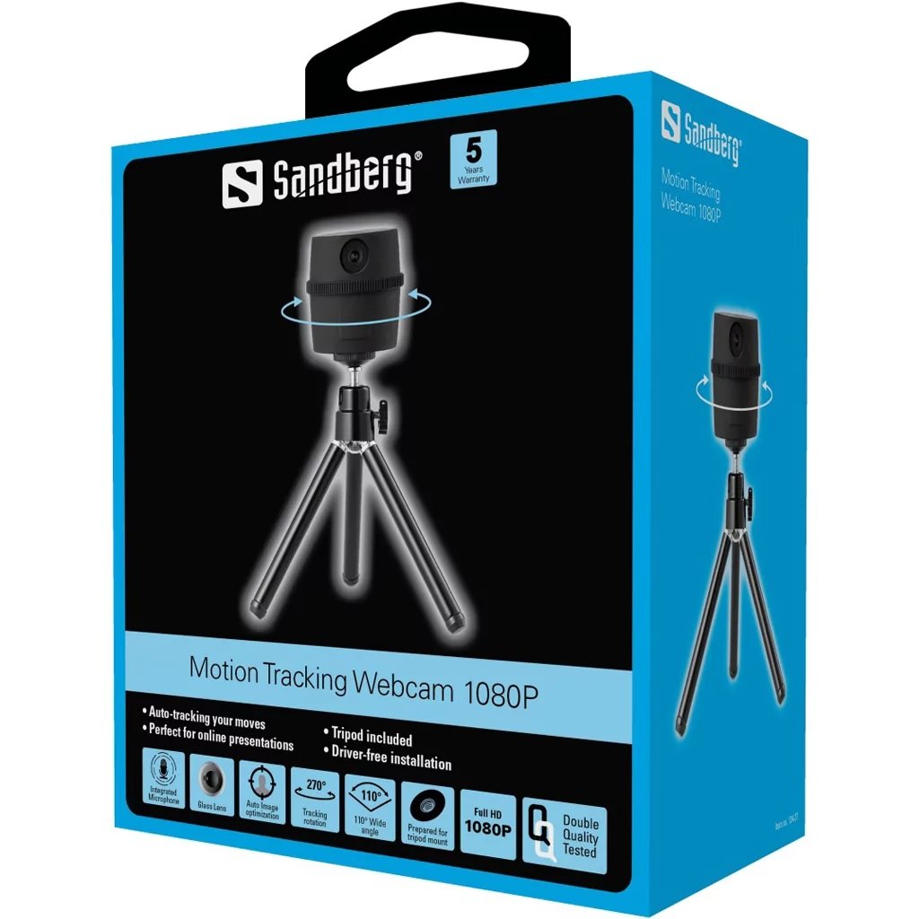 Motion Tracking Webcam 1080P HD is een intelligente webcam die u volgt - Afbeelding 6
