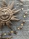 Metalen wandornament, de zon, maan en sterren , kado - 4 - Thumbnail