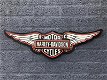 wandornament , HARLEY-DAVIDSON , mooi in kleur , kado - 1 - Thumbnail