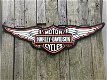 wandornament , HARLEY-DAVIDSON , mooi in kleur , kado - 4 - Thumbnail