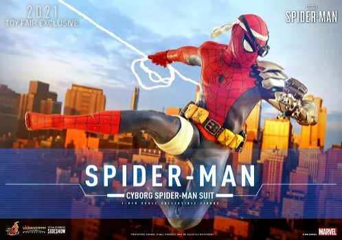 HOT DEAL - Hot Toys Spider-Man Videogame Cyborg Suit VGM51 - 2