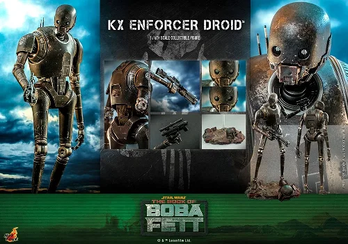 Hot Toys Star Wars, The Book of Boba Fett KX Enforcer Droid - 0