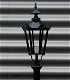 Lantaarn , Paris , forse buitenlamp ,194cm , zwart , parijs - 1 - Thumbnail