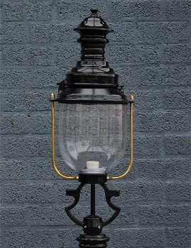 Lantaarn , Unique , buitenlamp, staande lantaarn , zwart - 1