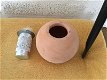 Metalen tuinfakkels , terracotta houder en oliebrander - 4 - Thumbnail